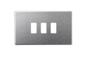 Bg Scr.Less Grid Plate 3g BruSteel RFBS3