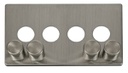 Dimmer 4g Cover Ss CC SCP244SS