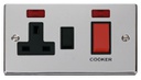 Cooker Sw Skt Neo Deco Ch Bk VPCH205