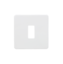 ML ScrLess Whi.Matt FacePlate 1raw 1g GDSF001MW