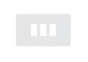 ML ScrLess Whi.Matt FacePlate 1raw 3g GDSF003MW