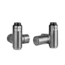 Rad Valve Corner Pair Dual Fuel Brushed Black