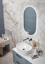 Beta50 Oval Mirror Led 50x80