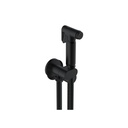 Douche Outlet+Shut off/Hose Kit Matt Black