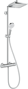 CromettaE Dual Exposed Thermo Shower