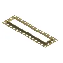 Elements 300 Linear Drain Trim Brushed Brass