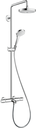 Croma Select S180 ShowerPipe 3-Way Wh/Cp