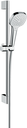 CromaSelectE Vario Shower Rail Kit 0.65L Wh/Cp (without soap dish)