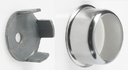Curtain Rail CH 1" Concealed end Brackets (Each)