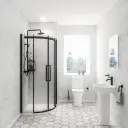 HydroPanel 900x2420 Marble White Gloss