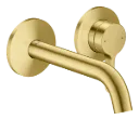 Axor One Wall Basin Mixer 160mm Brushed Brass