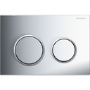 Omega 20 Dual flush plate Cp/Matt