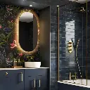 Arcane Pill50 50x90 Mirror Brushed Brass