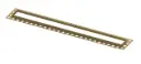 Linear 600 Finishing Trim Brushed Brass