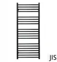 Towel Rad 1250x620 Ssteel Ashdown BLACK