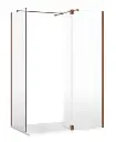 Deflector Panel 180* Hinges Brushed Bronze
