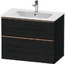 D-Neo 810 Unit Drw2 Black Oak/Bronze Me830