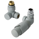 TRV Rad Valve Corner Matt Grey