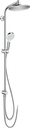 CromettaS 240 Reno Shower Rail Dual Exp Cp