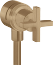 Douche Outlet Shut Off Brushed Bronze