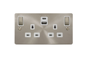 USB-Skt Fast Ctype 2g 13a Def Sbr WH FPBS586WH