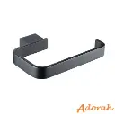 Deco Toilet Roll Holder Black Matt