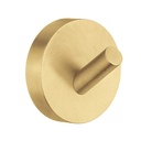 Home Robe Hook Single Brushed Brass