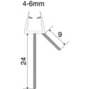 Polo Bath Screen Bottom Seal 4-6mm (24mm)