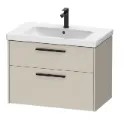 DCode 800 Unit Drw2 Wh Taupe Matt/Blk
