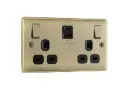 Bg Raisd Doub.Skt uAc45 AntBrass NAB22UAC22B-01 