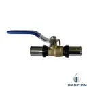 AL.U-Press 20mm Lever Valve Blue
