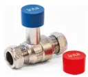 Lever Valve RAISED 28mm Red with Key TR28KBV