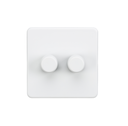 ML ScrLess Antibrass Dimmer 2g 5-150w SF2192AB 