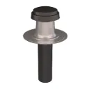 FlatRoofVent Roof Terminal 110 Black